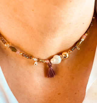 CHOKER PERLA & ZIRCONIA