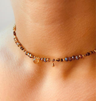 COLLAR GOTA & CRISTAL