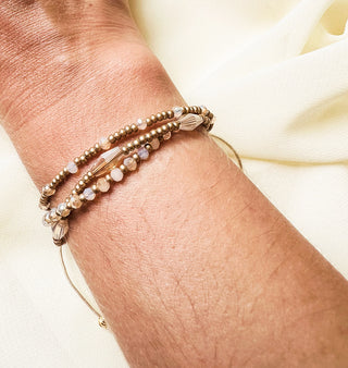 BRAZALETE TRIPLE  MULTICOLOR