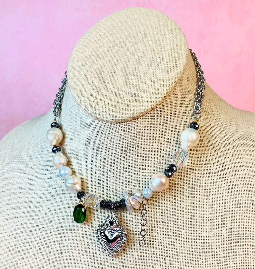 COLLAR SILVER HEART – Prusten Anillos Únicos