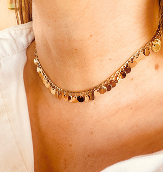 CHOKER GOLD COIN
