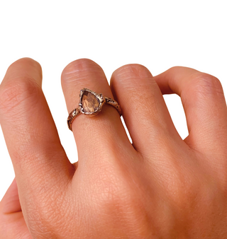 ANILLO LABRADORITA COBRE
