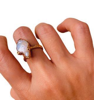 ANILLO SEA PEARL GOLD