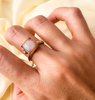 ANILLO CUBO NUDE