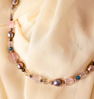 CHOKER PERLA LILA