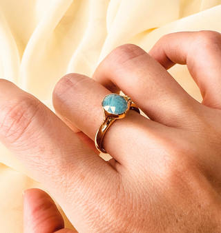 ANILLO AMAZONITA