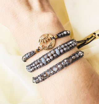BRAZALETE MOON & SUN GRAY