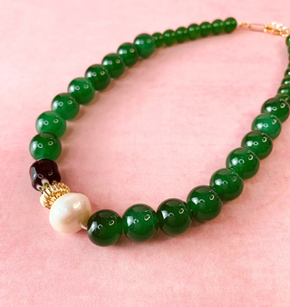 MAXI COLLAR ÁGATA VERDE