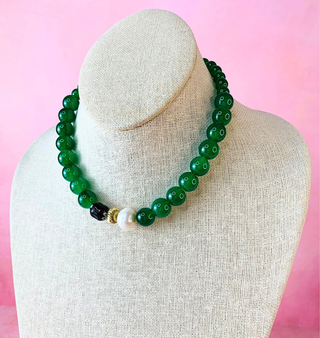 MAXI COLLAR ÁGATA VERDE