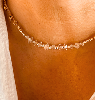 CADENA CHOKER MINI HERKIMER