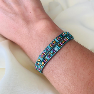 BRAZALETE MULTICOLOR DOBLE