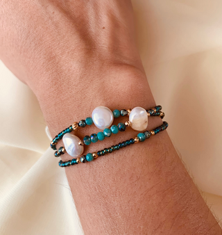 BRAZALETE TRIPLE  MULTICOLOR