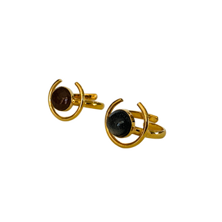 ANILLO OBSIDIANA PLATA ECHIZADA