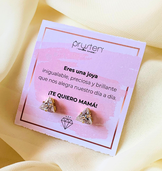 ARETES SET ORO LAMINADO